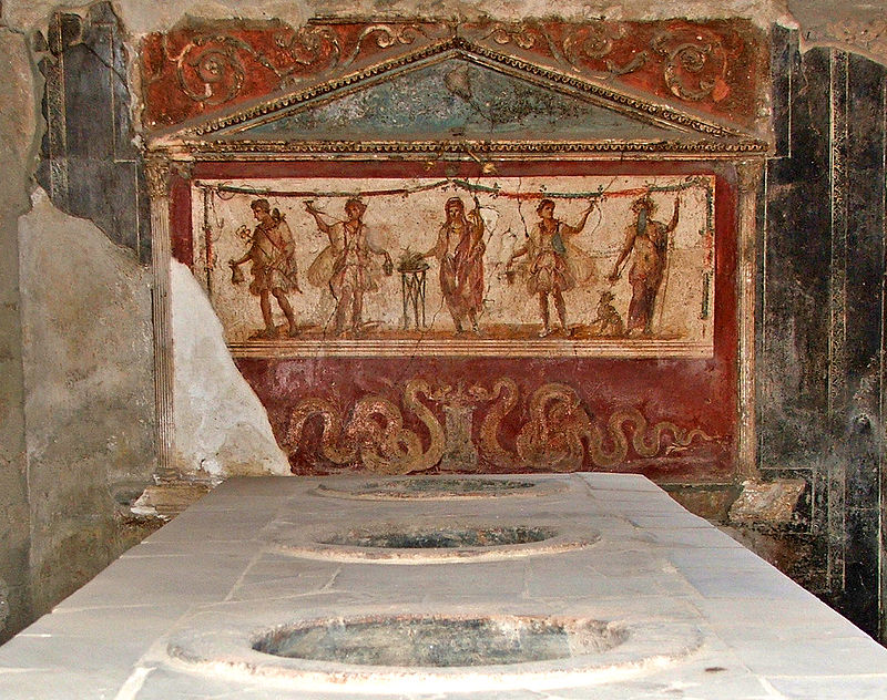 Štand brze hrane ukrašen freskama otkriven u Pompeji
