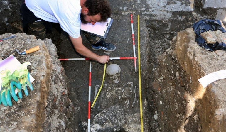 Otkriće skeleta u Smederevskoj tvrđavi