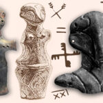 Vinčanske figurine i tzv. vinčansko pismo (izvor slike: onamagazin.com)