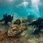 Podvodni arheolozi istražuju ostatke rimskog mola (foto: AMI)