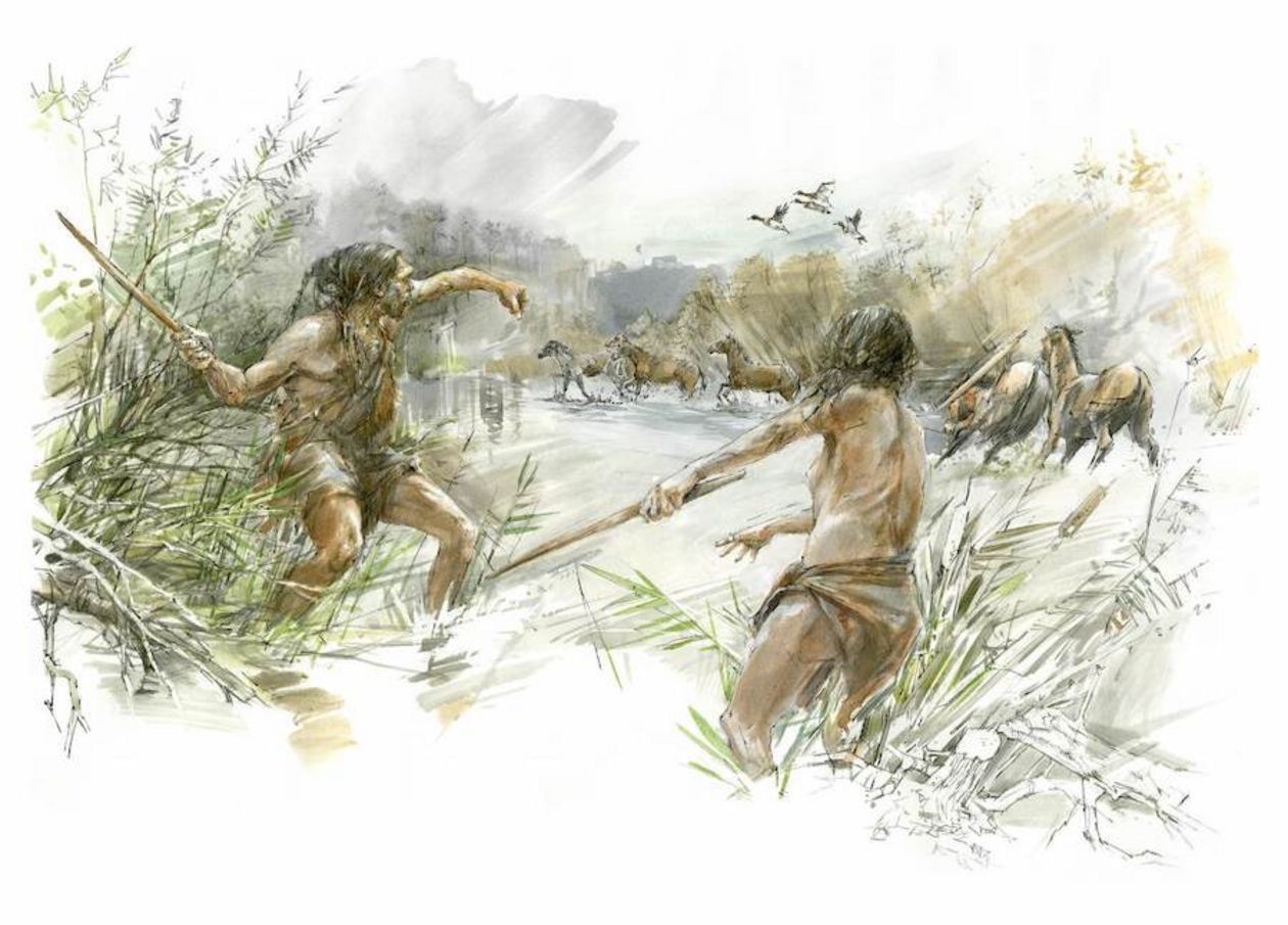 Pre 300.000 godina čovekov predak koristio štap za bacanje za lov na vodene ptice i konje