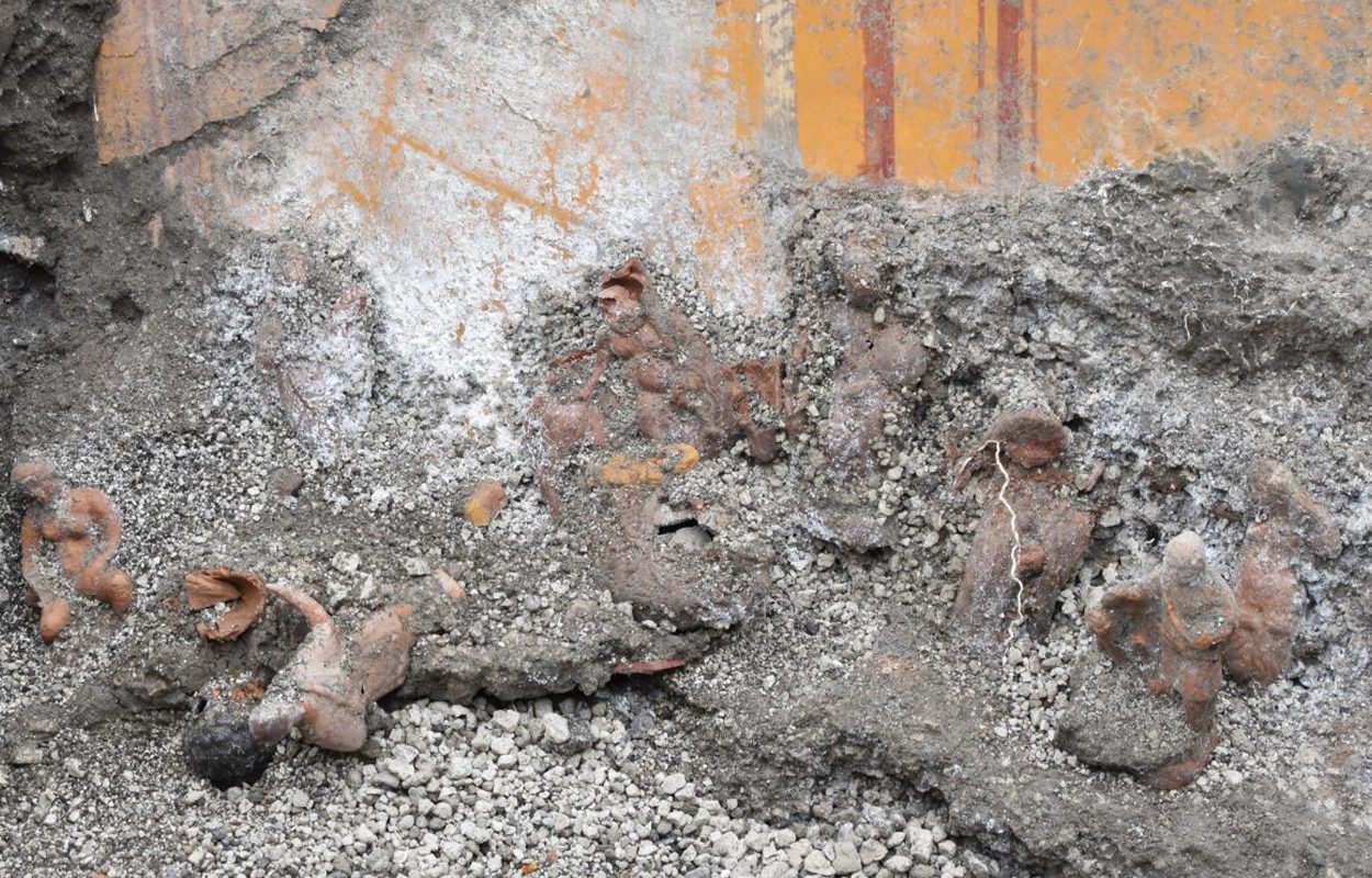 Otkriveno 13 figurina od terakote u ruševinama Pompeje