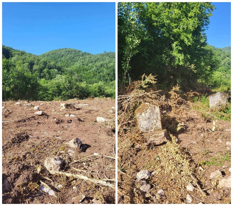 Uništeni stećci zbog izgradnje magistralnog puta Foča-Trebinje?