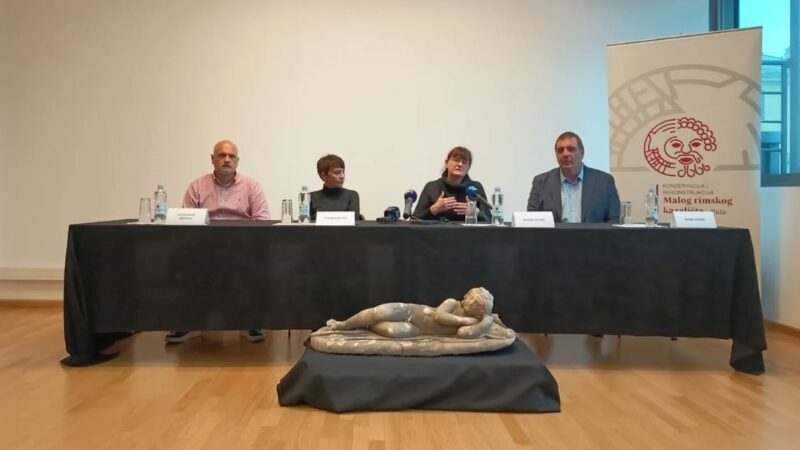 Kompletna statua usnulog Kupidona otkrivena u Puli