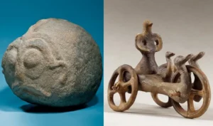 Monumentalna kamena skulptura Danubius i Dupljajska votivna kolica