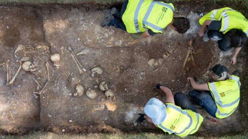 Lobanja „džina” sa trepanacijom u vikinškoj masovnoj grobnici kod Kembridža