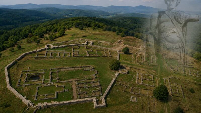 Da li je ovo bila statua cara Justinijana? Fragmenti pozlaćene bronzane statue pronađeni u Caričinom gradu
